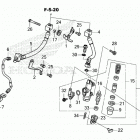 CB650RA AC Задний тормозной цилиндр