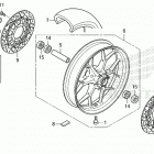 CBR600RR 6A Переднее колесо