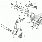 CRF110F AC Вилка переключения передач