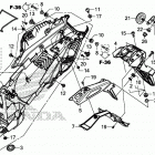CB500FA Задний бампер