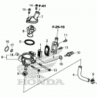 CRF450X AC Thermostat@hose
