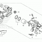 CRF300LA AC Задний суппорт