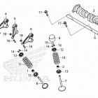 CMX1100D AC Распределительный вал и клапана