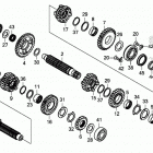 CRF450RL AC Трансмиссия