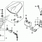 CBR300RA Сиденье