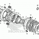 CRF50F AC Сцепление