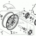 CBR1000RA Переднее колесо