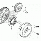CBR500RA Муфта стартера