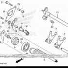 NC750XD AC Gearshift drum (2)
