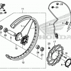 CRF450X AC Переднее колесо