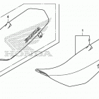 CRF125FB Сиденье