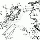 CB650RA AC Задний бампер