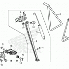CRF450RX AC Подножки