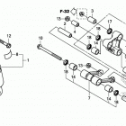 CRF250F A Задние амортизаторы