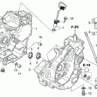 CRF300LA AC Картер двигателя