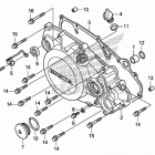 CRF150R AC Крышка картера правая