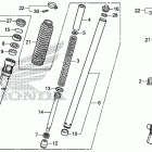 CRF250F A Передняя вилка