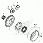 CMX1100D AC Муфта стартера