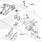 CT125A AC Задний суппорт