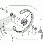 CRF125FB Переднее колесо