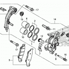 CRF450X AC Передний суппорт