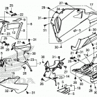 CBR1000SP 2AC Обтекатель средняя часть