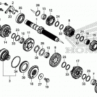 CBR1000SP 2AC Трансмиссия