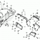 GL1800 2AC Задний бампер