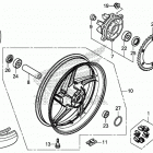 CBR300RA Переднее колесо