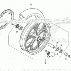 NC750XD AC Переднее колесо