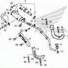 CRF110F AC Глушиель