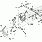 CBR600RA 7AC Front power unit