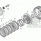 CBR300RA Сцепление