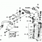 CBR1000S1 2AC Задний тормозной цилиндр