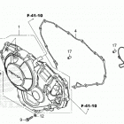 CMX1100A AC Крышка картера правая