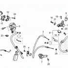 CB650RA AC Рычаги,тросы и рулевые переключатели