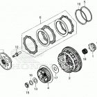 CB650RA AC Сцепление