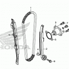 CRF450RL AC Цепь ГРМ и натяжитель