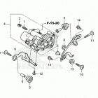 CBR600RA 7AC Rear power unit