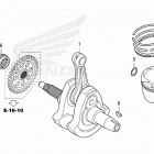 CRF300LA AC Коленчатый вал и поршни