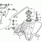 CRF50F AC Топливный бак