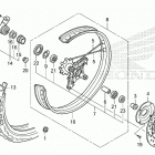 XR650L AC Переднее колесо