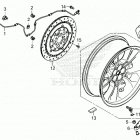 GL1800 2AC Переднее колесо