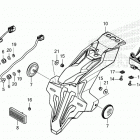 CRF300LA AC Taillight@license light