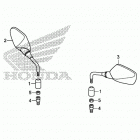 CB500X Зеркало