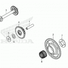 CB650RA AC Starting driven gear