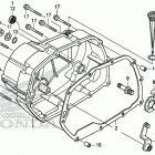 CRF110F AC Крышка картера правая