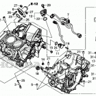 CB500FA Картер двигателя