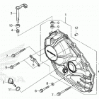 NC750XA AC Крышка картера правая