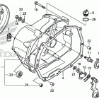 C125A AC Крышка картера правая